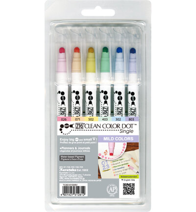 ZIG Clean color Dot - Single Milde Farben