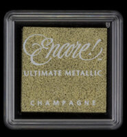 Encore Metallic Kleines Stempelkissen-Champagner