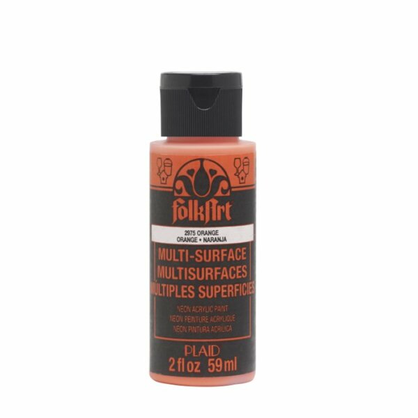FolkArt Neon Glow Orange